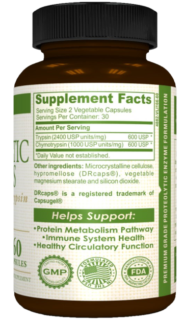 bottle of supplement